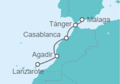 Itinerario del Crucero Los esplendores del arte morisco - CroisiMer
