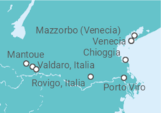 Itinerario del Crucero De Mantua, joya del Renacimiento, a Venecia, la ciudad ducal - CroisiEurope