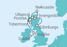 Itinerario del Crucero Reino Unido - WindStar Cruises