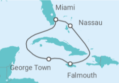 Itinerario del Crucero Islas Caimán y Bahamas - Celebrity Cruises