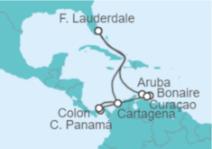 Itinerario del Crucero Sur del Caribe y Canal de Panamá - Celebrity Cruises