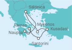 Itinerario del Crucero Atenas y bellezas de Grecia I - Celebrity Cruises