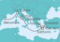 Itinerario del Crucero Islas Griegas, Italia y Turquía - Celebrity Cruises