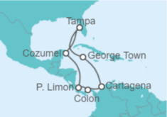 Itinerario del Crucero Caribe Occidental, Costa Rica y Panamá - Celebrity Cruises