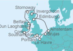 Itinerario del Crucero Islas Británicas: Irlanda y Escocia - NCL Norwegian Cruise Line