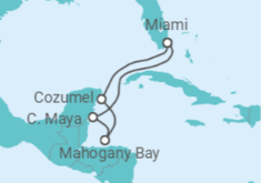 Itinerario del Crucero México - Carnival Cruise Line