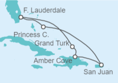 Itinerario del Crucero Puerto Rico y República Dominicana - Princess Cruises