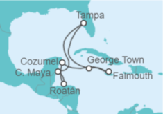 Itinerario del Crucero Islas Caimán, Jamaica, México, Honduras - Royal Caribbean