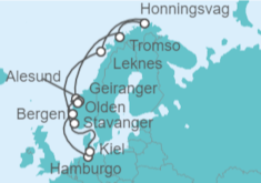 Itinerario del Crucero Noruega - Hapag-Lloyd Cruises