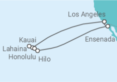 Itinerario del Crucero Hawai y México - Princess Cruises