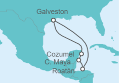 Itinerario del Crucero Caribe Occidental - Royal Caribbean