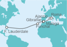 Itinerario del Crucero De Miami a Roma - Princess Cruises