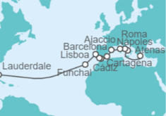 Itinerario del Crucero Desde Pireo (Atenas) a Fort Lauderdale (Miami) - Holland America Line
