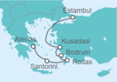 Itinerario del Crucero Grecia y Turquía - Regent Seven Seas