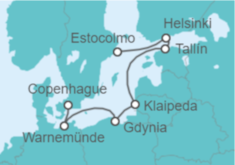 Itinerario del Crucero Capitales Bálticas - Regent Seven Seas