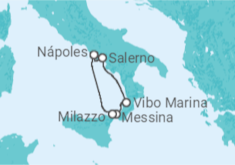 Itinerario del Crucero La dolce vita en un crucero por la costa italiana (formula puerto/puerto) - CroisiMer
