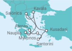 Itinerario del Crucero Islas Griegas al completo y Turquía - Celebrity Cruises