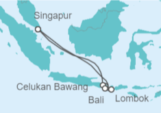 Itinerario del Crucero Singapur - Royal Caribbean