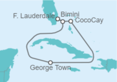 Itinerario del Crucero Islas Caimán - Celebrity Cruises