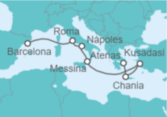 Itinerario del Crucero Italia, Turquía e Islas Griegas - Celebrity Cruises