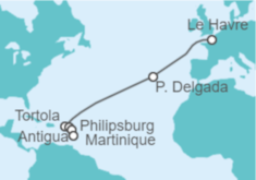 Itinerario del Crucero Portugal, Islas Vírgenes - Reino Unido, Saint Maarten, Antigua Y Barbuda - MSC Cruceros