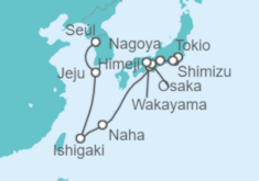Itinerario del Crucero Asia: Osaka, Jeju y Nagoya - NCL Norwegian Cruise Line