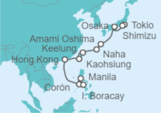 Itinerario del Crucero Japón - NCL Norwegian Cruise Line
