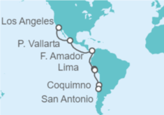 Itinerario del Crucero De Miami a Santiago de Chile - Princess Cruises