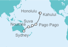 Itinerario del Crucero Magia Disney de Hawai a Sidney - Disney Cruise Line