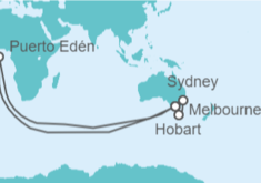 Itinerario del Crucero Australia - Disney Cruise Line
