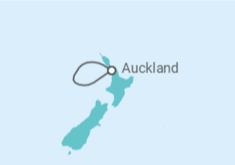 Itinerario del Crucero Nueva Zelanda - Disney Cruise Line