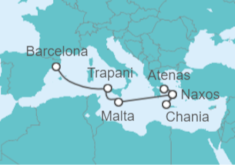 Itinerario del Crucero Islas Griegas y Malta - Explora Journeys