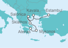 Itinerario del Crucero Islas Griegas y Turquía - Explora Journeys