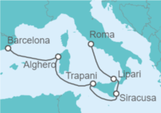 Itinerario del Crucero Italia al completo - Explora Journeys