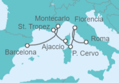 Itinerario del Crucero Riviera francesa e Italia - Explora Journeys