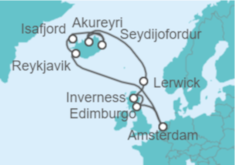 Itinerario del Crucero Islandia, Reino Unido - Royal Caribbean