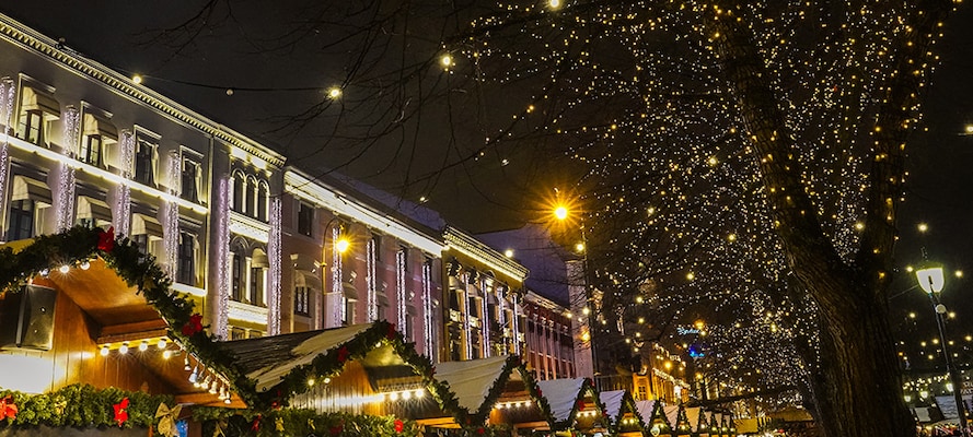 Mercadillo de Navidad en Oslo