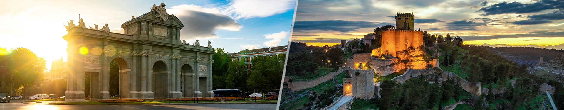 Madrid y Paradores de Castilla-La Mancha con coche de alquiler
