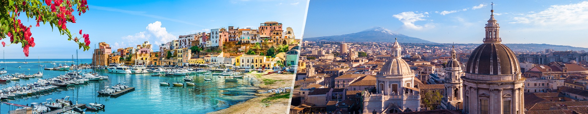 Ruta por los grandes iconos de Apulia y Sicilia, de Palermo a Catania