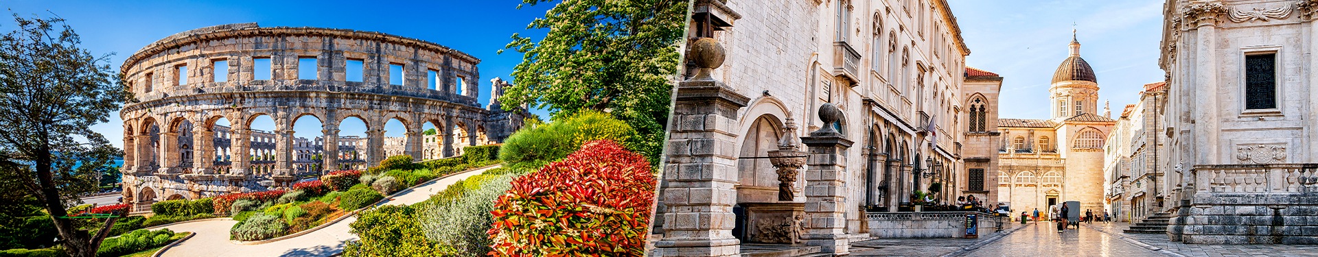 Pula, Zagreb y Dubrovnik