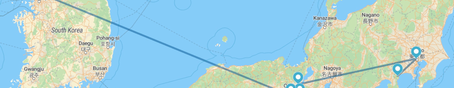 Tokio, Kioto, Osaka y Seúl