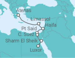 Itinerario del Crucero De Atenas a Luxor - Explora Journeys