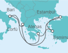 Itinerario del Crucero Maravillas de Turquía y Grecia - MSC Cruceros