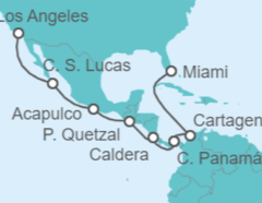 Itinerario del Crucero México, Costa Rica, Panamá, Colombia - NCL Norwegian Cruise Line
