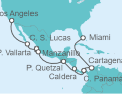 Itinerario del Crucero México y Colombia - NCL Norwegian Cruise Line