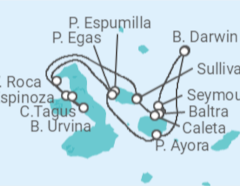Itinerario del Crucero Islas Galápagos - Celebrity Cruises