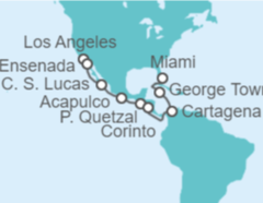 Itinerario del Crucero México, Colombia e Islas Caimán - Regent Seven Seas
