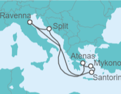 Itinerario del Crucero Italia, Grecia - Royal Caribbean