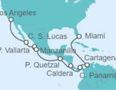 Itinerario del Crucero México, Panamá, Colombia - NCL Norwegian Cruise Line