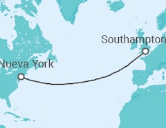 Itinerario del Crucero De Nueva York a Londres - Cunard